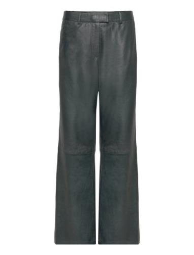 Pants Bottoms Trousers Leather Leggings-Byxor Green DEPECHE