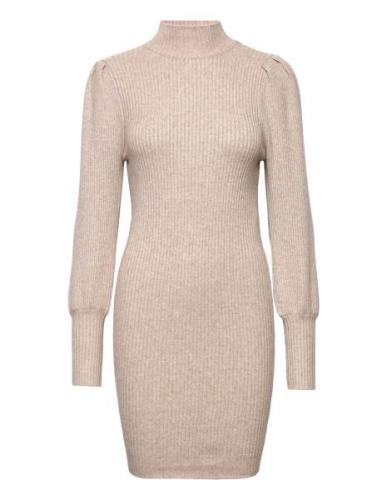 ONLY Onlkatia L/S Dress Knt Noos Beige