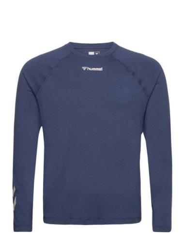 Hmlmt Laze T-Shirt L/S Sport T-shirts Long-sleeved Blue Hummel