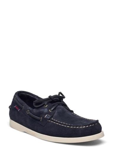 Sebago Portland Flesh Out Blå