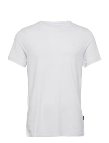 Jbs Of Dk T-Shirt Pique Tops T-shirts Short-sleeved White JBS Of Denma...