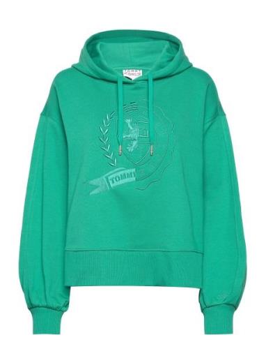 Icon Relaxed Icon Hoody Tops Sweat-shirts & Hoodies Hoodies Green Tomm...
