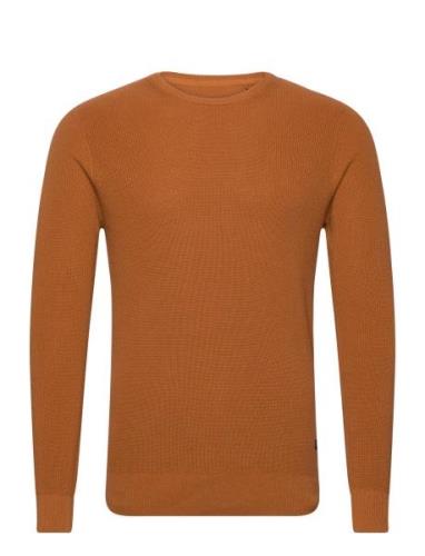 Bhcodford Crew Pullover Tops Knitwear Round Necks Orange Blend