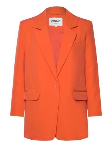 ONLY Onllana-Berry L/S Ovs Blazer Tlr Noos Orange