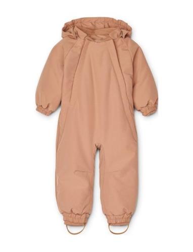 Lin Baby Snowsuit Outerwear Coveralls Snow-ski Coveralls & Sets Pink L...