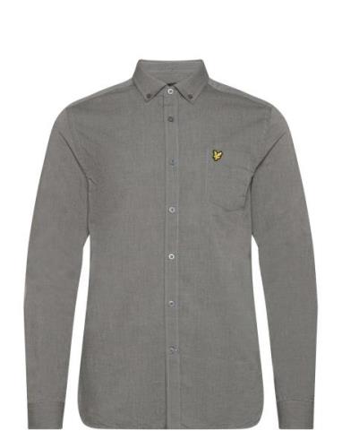 Lyle & Scott Regular Fit Light Weight Oxford Shirt Grå