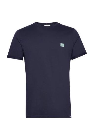 Piece T-Shirt Smu Tops T-shirts Short-sleeved Navy Les Deux