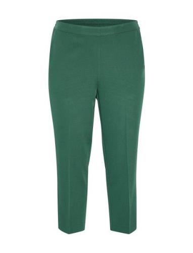 Kcsakira Cropped Pants Bottoms Trousers Suitpants Green Kaffe Curve
