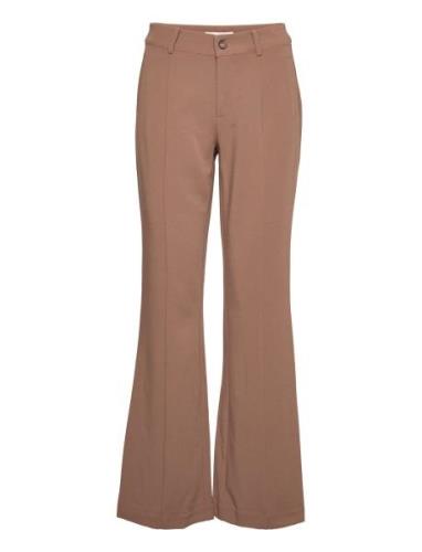 Angela-M Bottoms Trousers Flared Brown MbyM