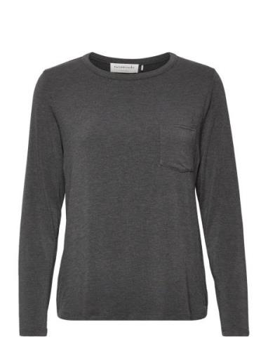T-Shirt Tops T-shirts & Tops Long-sleeved Grey Rosemunde