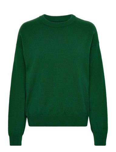 GANT Superfine Lambswool C-Neck Grön