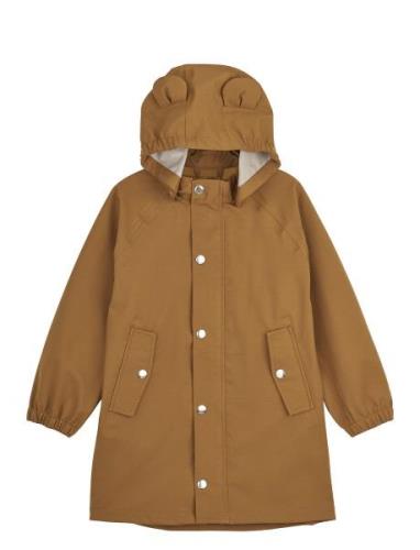 Blake Long Raincoat Outerwear Rainwear Jackets Brown Liewood