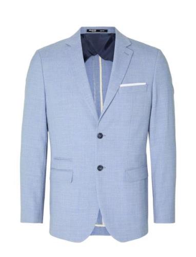 Slhslim-Oasis Linen Blz Noos Suits & Blazers Blazers Single Breasted B...