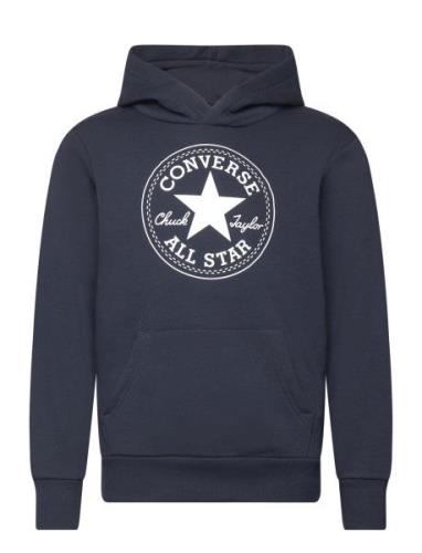 Converse Converse Fleece Core Pullover Hoodie Marinblå