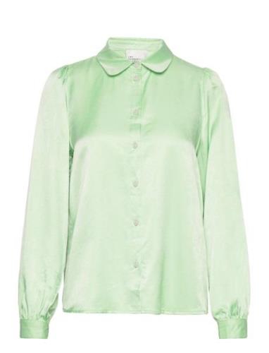 Estellemw Shirt Tops Shirts Long-sleeved Green My Essential Wardrobe