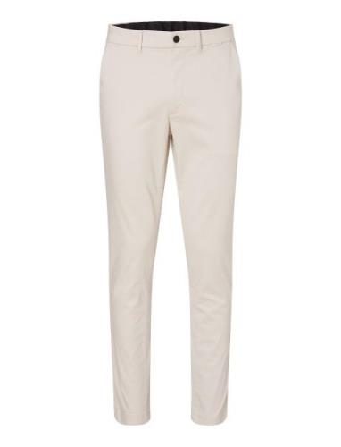 Calvin Klein Sateen Stretch Slim Chino Kräm