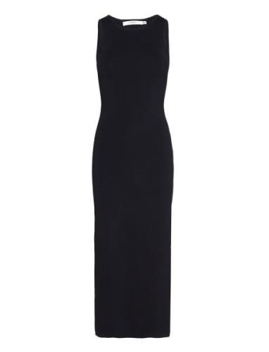 Gestuz Briellegz Sl Rib Dress Svart