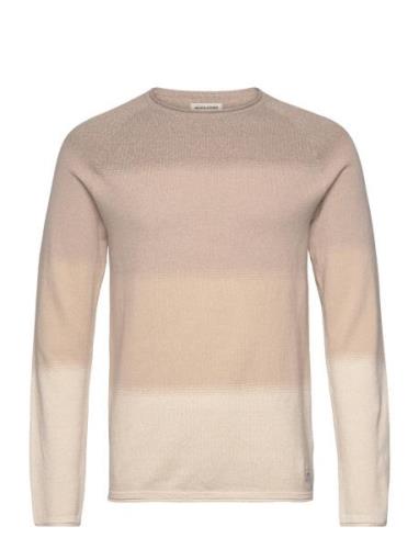 Jack & J S Jjehill Knit Crew Neck Noos Beige