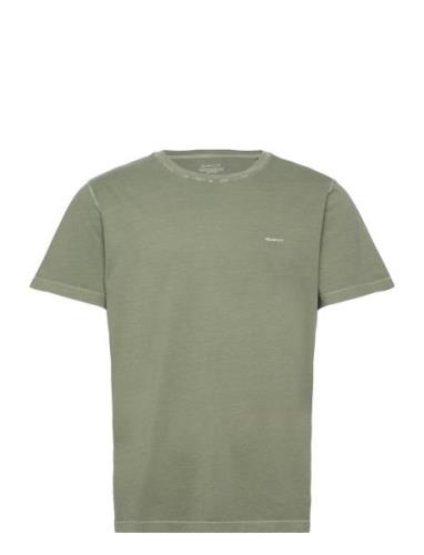 GANT Sunfaded Ss T-Shirt Khaki Green