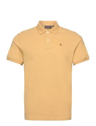 New Piqué Tops Polos Short-sleeved Yellow Morris