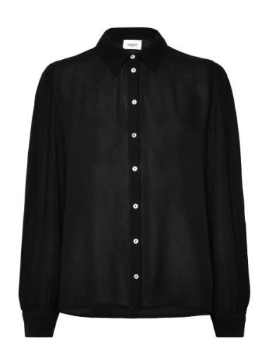 Albasz Shirt Tops Shirts Long-sleeved Black Saint Tropez