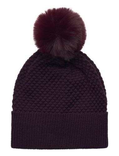 Oslo Beanie - Fake Fur Accessories Headwear Hats Beanie Beige Mp Denma...