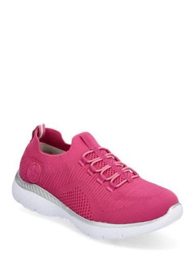 M5074-31 Låga Sneakers Pink Rieker