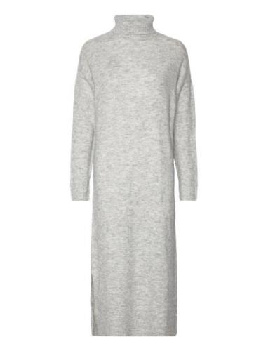 Penny Knit Dress Dresses Knitted Dresses Grey A-View