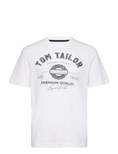 Tom Tailor Logo Tee Vit