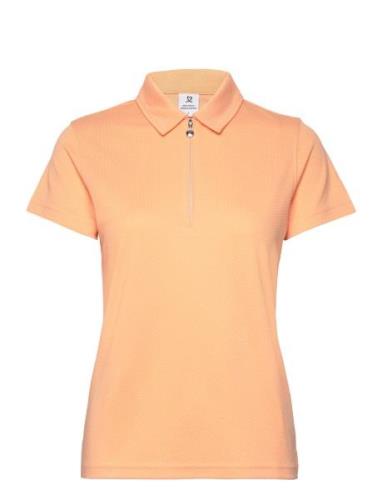 Peoria Ss Polo Shirt Tops T-shirts & Tops Polos Orange Daily Sports