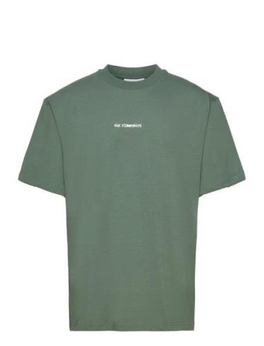 HAN Kjøbenhavn Boxy Tee S/S Artwork Grön