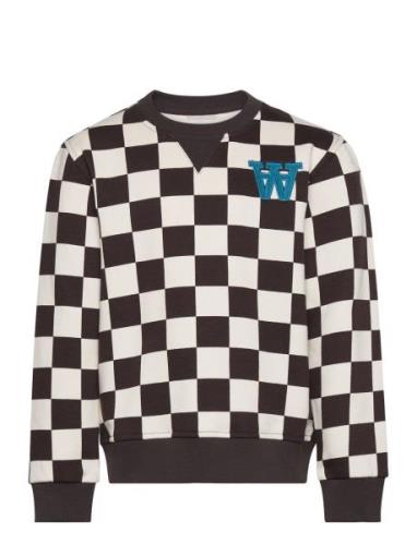 Rod Junior Checkered Sweatshirt Tops Sweat-shirts & Hoodies Sweat-shir...