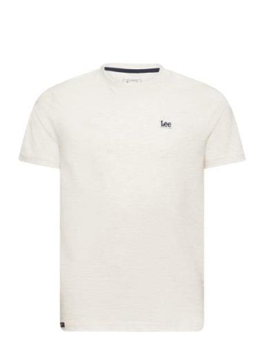 Badge T-Shirt Tops T-shirts Short-sleeved Grey Lee Jeans