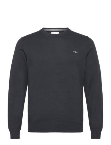 GANT Classic Cotton C-Neck Svart