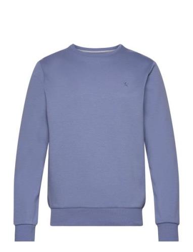 Double Knit Crew Tops Sweat-shirts & Hoodies Sweat-shirts Blue Hackett...