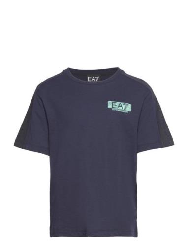 T-Shirts Sport T-shirts Short-sleeved Navy EA7