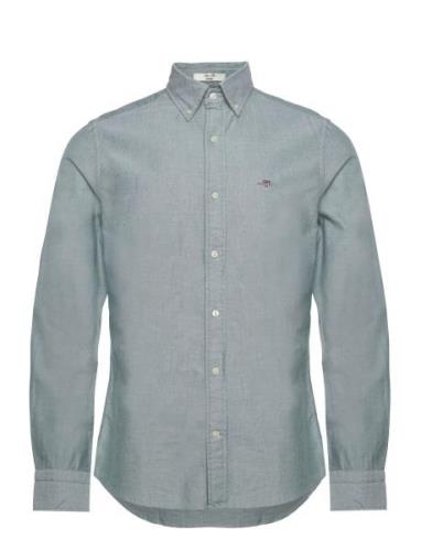 Slim Classic Oxford Shirt Tops Shirts Casual Green GANT