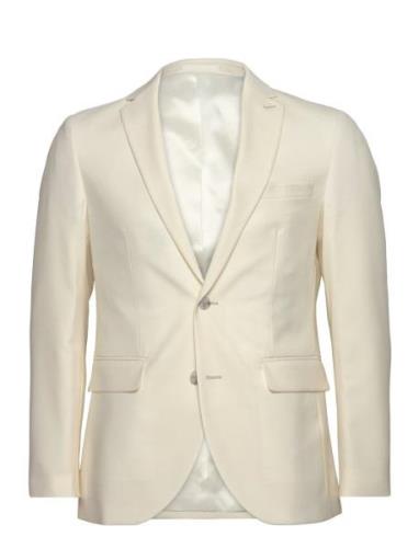 Mageorge F Suits & Blazers Blazers Single Breasted Blazers Cream Matin...