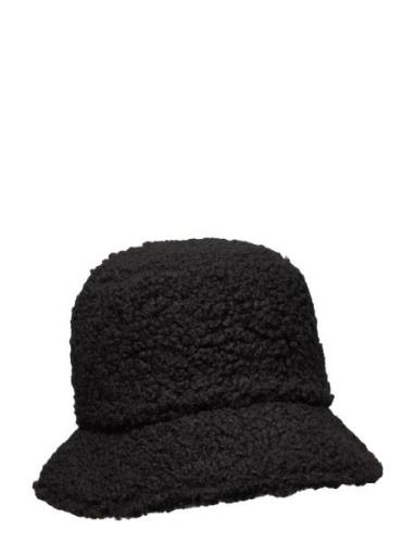 Teddy Bucket Hat Accessories Headwear Bucket Hats Black Becksöndergaar...