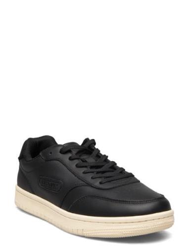 Wolfe Leather Sneaker Låga Sneakers Black Les Deux