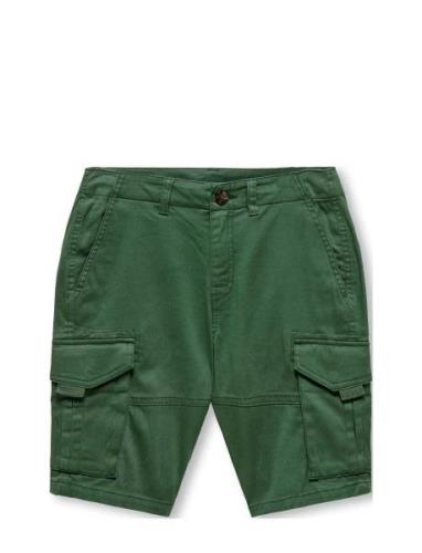 Kobmaxwell Cargo Short Pnt Noos Bottoms Shorts Green Kids Only
