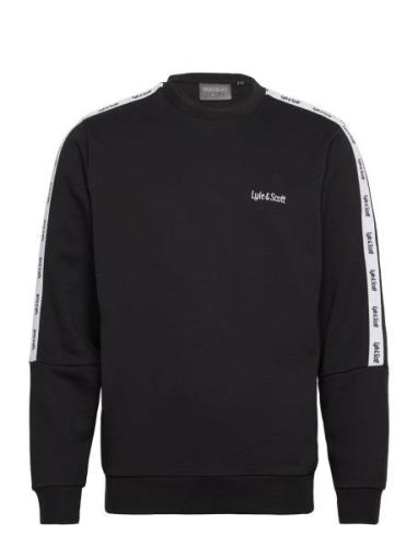 Lyle & Scott Sport Tape Crewneck Svart