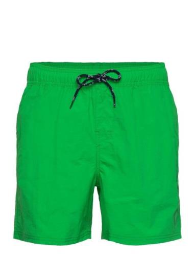 Leisure Logo Swim Shorts Badshorts Green H2O