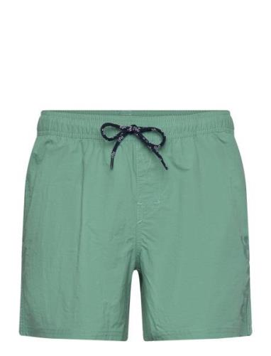 Leisure Logo Swim Shorts Badshorts Green H2O