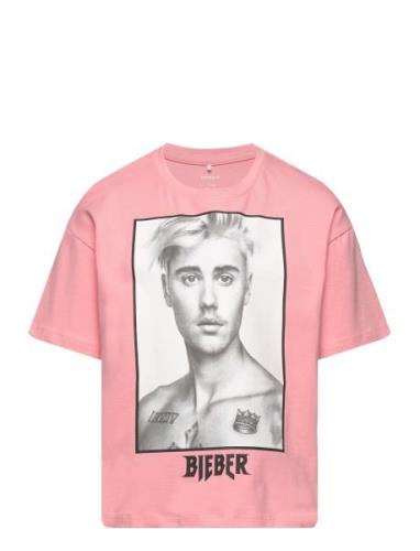 Nkfjabb Justinbieber Ss Boxy Top Box Unv Tops T-shirts Short-sleeved P...