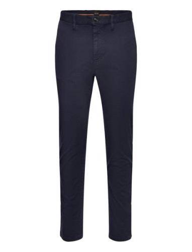 Chino_Tapered Bottoms Trousers Casual Blue BOSS