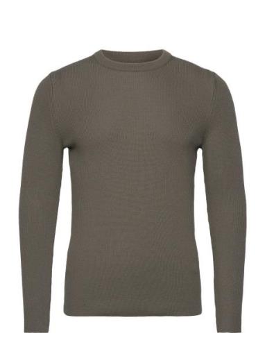 Mads Nørgaard Tight Cotton Ulf Knit Khaki Green