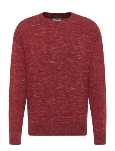 Style Emil C Plus Tops Knitwear Round Necks Red MUSTANG