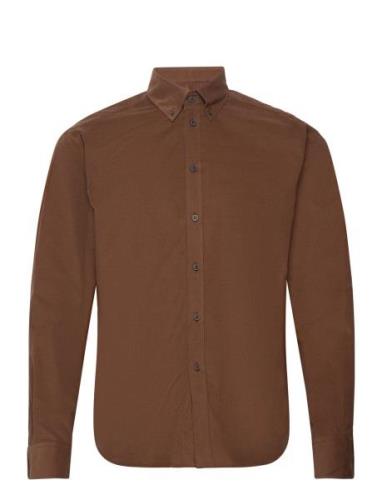 Regular Fit Men Shirt Tops Shirts Casual Brown Bosweel Shirts Est. 193...