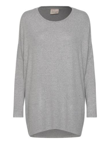 Wa-Sim 4 Tops T-shirts & Tops Long-sleeved Grey Wasabiconcept